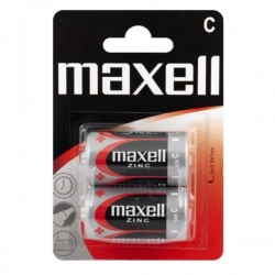 Maxell Battery C R14 MN1400 2pcs 1.5V UM-2 Long Lasting Power Blister