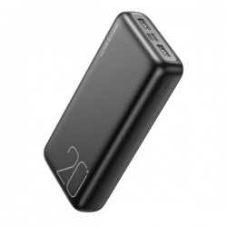 XO PR183 Light Display Power Bank 20.000mAh Polymer Battery Dual Input Output Black