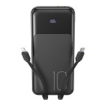 XO PR248 USB-C 20W USB-A 22.5W Display Fast Charging Power Bank 10.000mAh Black