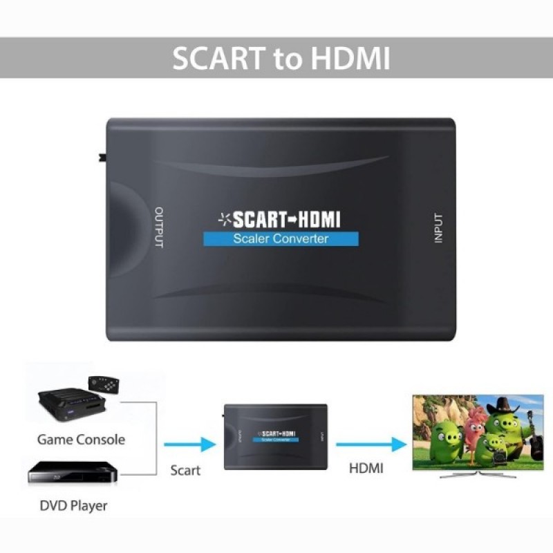 SCART to HDMI: How to convert from analogue to digital