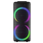 1006 Dual 2x 10 inch DJ Professional Partybox Bluetooth Wireless Outdoor RGB Light with 2x Wireless Microphones