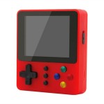 K5 500 Games Mini Retro Arcade Classic Video Game Console + Controller Portable Handheld 3 Inch LCD Screen Red