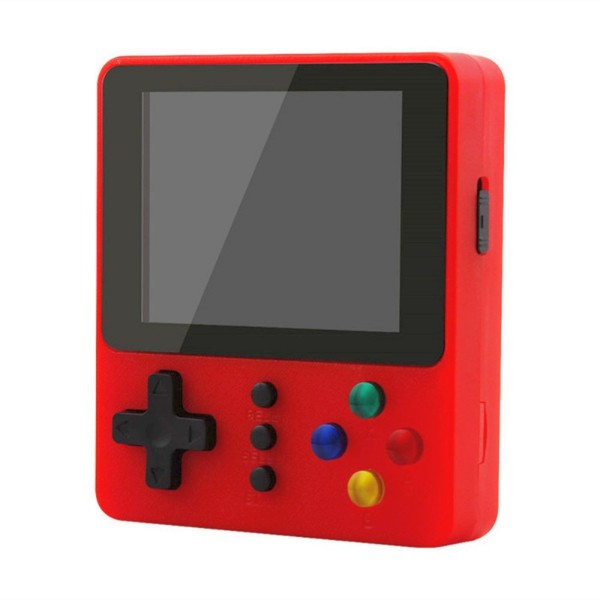 K5 500 Games Mini Retro Arcade Classic Video Game Console + Controller Portable Handheld 3 Inch LCD Screen Red