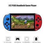 X12Plus Handheld Advanced Arcade Game Console 7 Inch HD Screen Portable Audio Video Player Classic Play Built-in Games