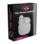 ATC-25 TWS Wireless Bluetooth v5.3 Earphone White + Charging Case