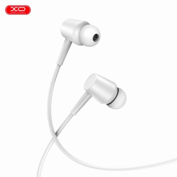 XO EP57 in-ear 3.5mm Handsfree earphones with microphone White