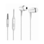 XO EP57 in-ear 3.5mm Handsfree earphones with microphone White