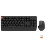 Meetion MT-C4130 2.4GHz Wireless Ergonomic Keyboard Mouse Combo Black