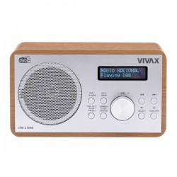 Vivax VOX Bluetooth MP3 DW-2 DAB+ FM Radio Alarm Wood