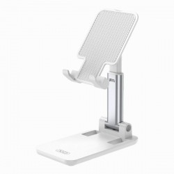 XO C143 Desktop Phone Holder Adjustable Height and Angle White