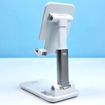 XO C143 Desktop Phone Holder Adjustable Height and Angle White