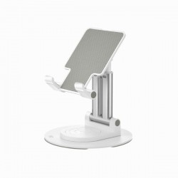 XO C139 Desktop Phone Holder 360° Rotating Metal Round Base Stand