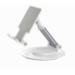 XO C139 Desktop Phone Holder 360° Rotating Metal Round Base Stand