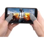 XO ZT-1b Silver Fiber Mobile Gaming Finger Sleeve Ultrathin 6pcs